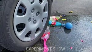 ВАУ ЭКСПЕРИМЕНТ: МАШИНА против Coca Cola, Fanta, Mirinda Balloons