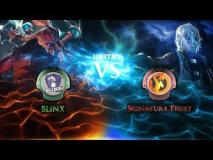 DotA 2 UNITRY Tournament January 2015 Final: BLINX vs Signature.Trust