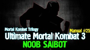 Ultimate Mortal Kombat 3 | Noob Saibot | Manual #25