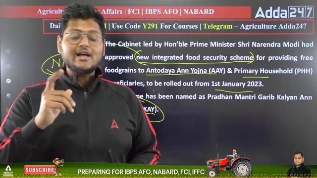 12 -13 January Agriculture Current Affairs 2023 By Sandeep Samal | IBPS AFO 2022 Preparation