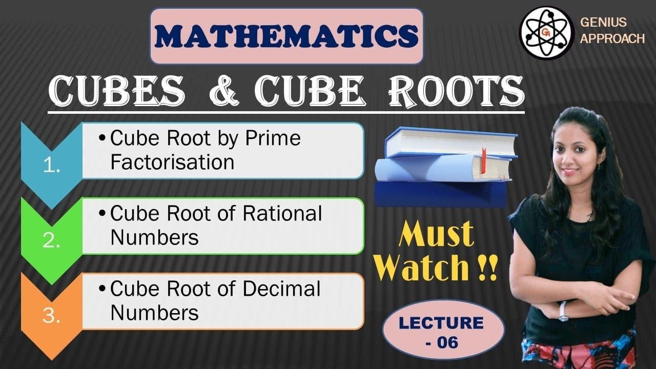 MATHEMATICS | CUBES & CUBE ROOTS | Class 8th | Lecture -6 | [With Amazing Explanation]