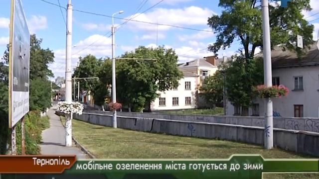 Мобільне озеленення Тернополя готується до зими