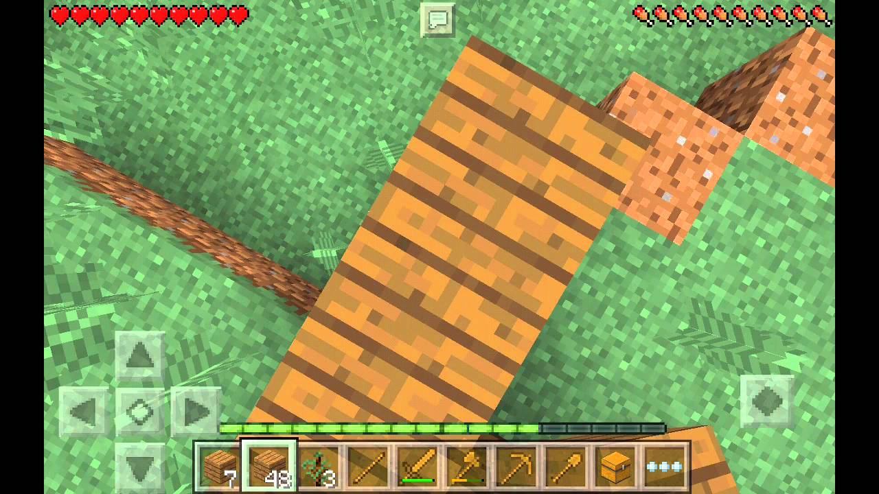 Играем в майнкрафт на версие 0.1.4.1. \1серия смотреть онлайн