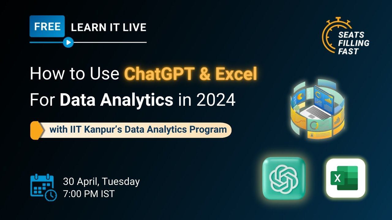 🔥How to Use ChatGPT & Excel For Data Analytics in 2024 | ChatGPT | Excel | 2024 | Simplilearn