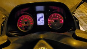 Yamaha T-max 500 + Polini Hi-Speed 0-100km/h Racelogic