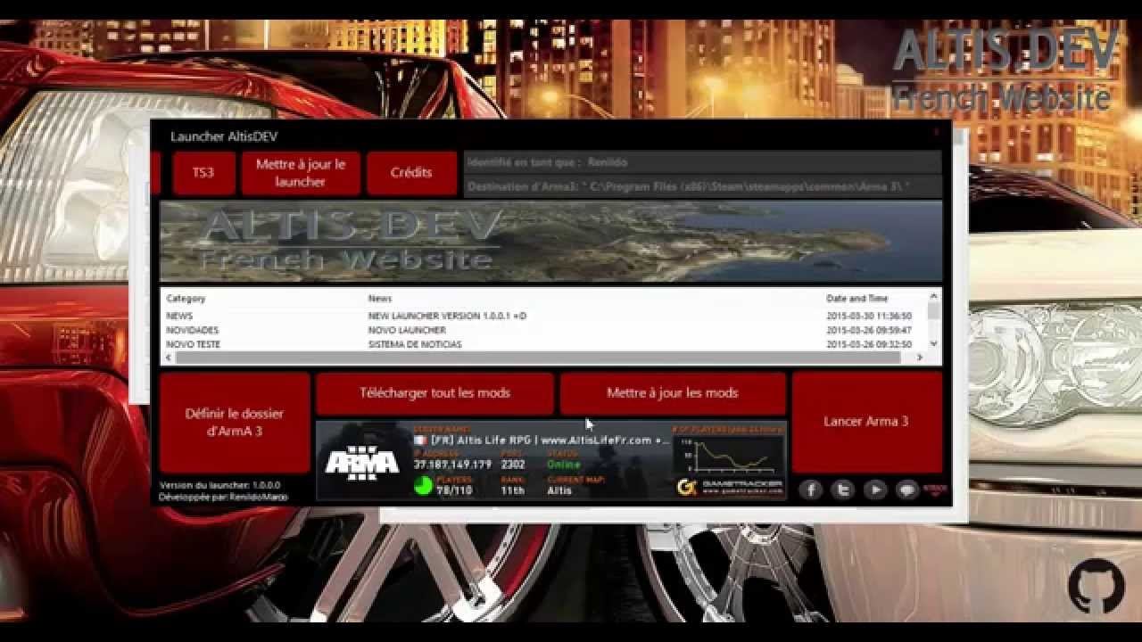 Panel Admin - Launcher Arma 3 - Demo смотреть онлайн