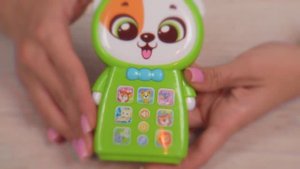 Музыкальный телефончик «Весёлый щенок», звук, свет (арт.1000893293)