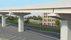 3D-визуализация нового путепровода в Белогорске