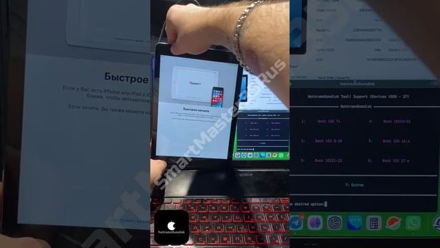 Разблокировка и обход iCloud блокировки с изменением SN на iPad Air 1st 128GB Space Gray