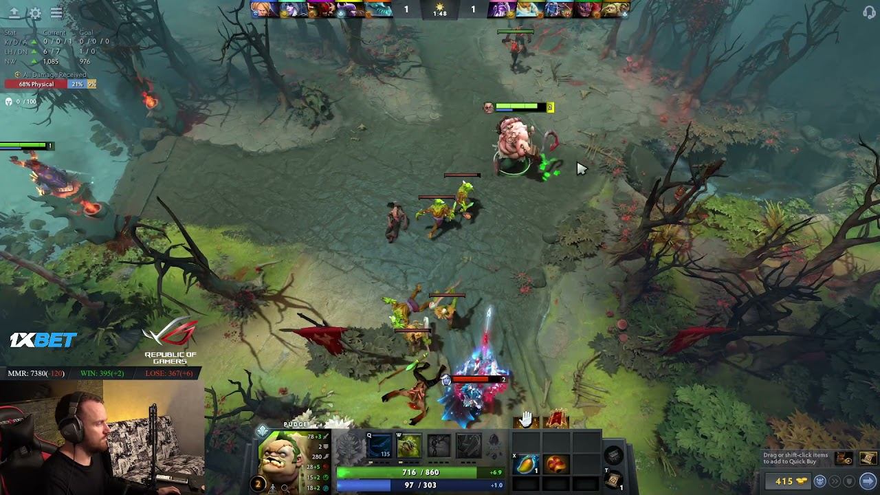 Dread 24.10.2021 pt 3 | Dota 2 - Pudge / Earthshaker смотреть онлайн