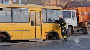 В рамках сборов РСЧС прошли практические мероприятия и учения по ДТП