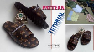 How to make pattern for this unique men's casual slide #shoemaking #beginners