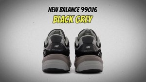 New Balance 990v6 Black Grey