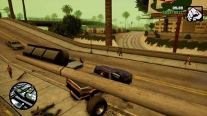 GTA San Andreas Definitive Edition Монстр Трак Глитч 4