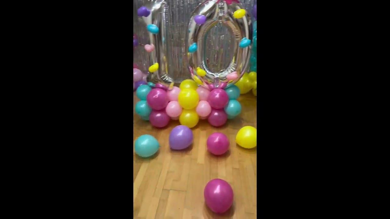 Оформление воздушными шарами "Сладости" (Decoration with balloons "Sweets")