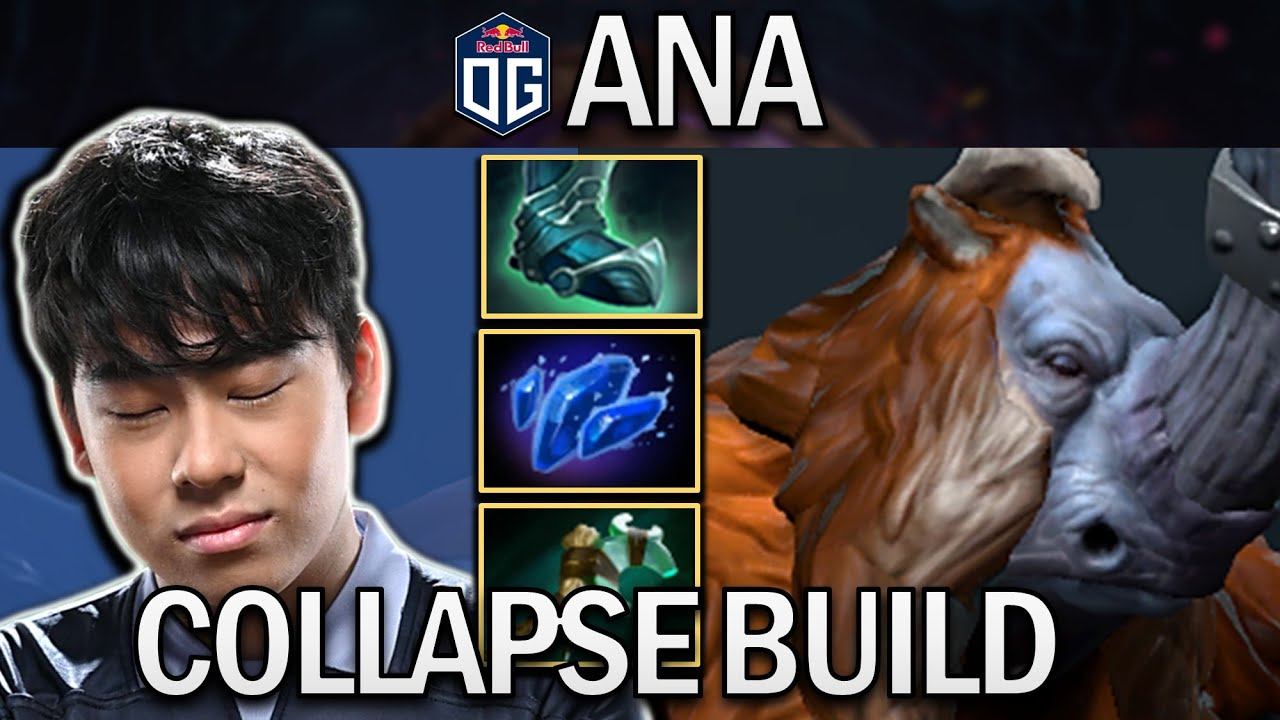 OG.ANA MAGNUS - COLLAPSE BUILD - DOTA 2 7.30 GAMEPLAY смотреть онлайн