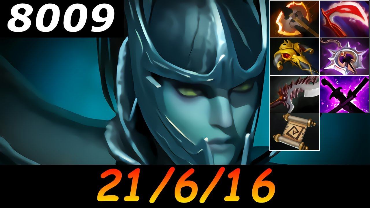 Dota 2 Phantom Assassin 8009 MMR 21/6/16 (Kills/Deaths/Assists) Ranked Full Gameplay смотреть онлайн