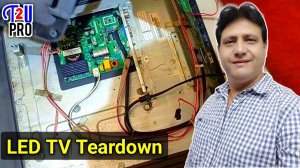 LED TV Teardown Hisense 40 inch | How To Disassemble Television and Remove Backlight Panel ledn40d3