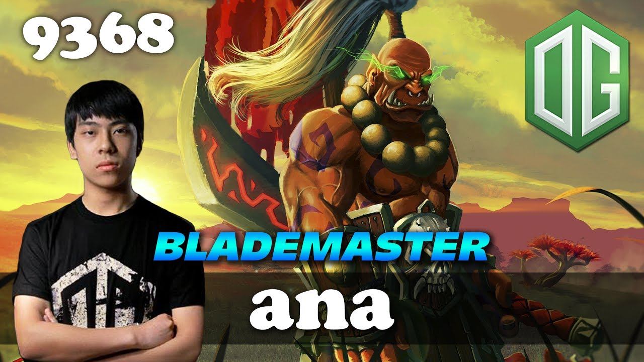 ANA BLADEMASTER | 9368 MMR Dota 2 смотреть онлайн