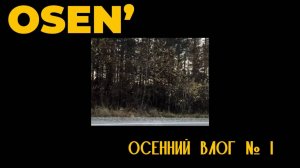 сезонные влоги №1 | учеба, BUSHIDO ZHO, хинкали и осенняя хандра