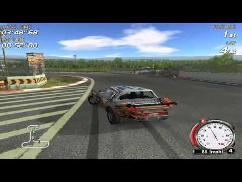 FlatOut r13 Bay Cup Run смотреть онлайн