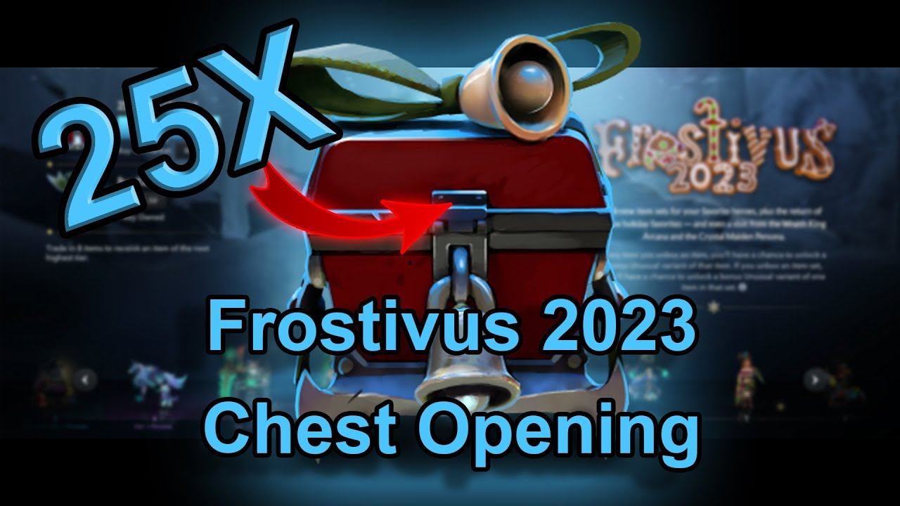 Dota 2 | Frostivus 2023 Treasure Chest Opening X25 смотреть онлайн