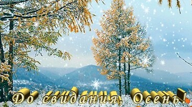 Прощай осень!
