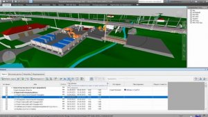 Моделирование плана производства работ на объекте строительства в Autodesk Navisworks.