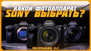 Лучшие фотоаппараты Sony в 2024 году | Какой фотоаппарат Sony купить?