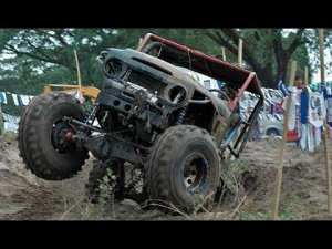 ИСПАНИЯ   AUTOCROSS  4x4  часть - 1 буксуют в грязи