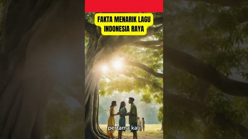 FAKTA MENARIK LAGU INDONESIA RAYA#short #faktaunik