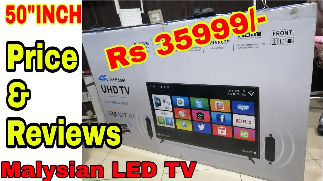 50"Smart Andriod LED TV Malysian Model available in Pakistan price & reviews by Smart Electronic смотреть онлайн