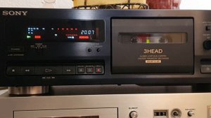 Sony HF-ES tape recording: 1) Akai Gxc - 760D, 2) Sony TC - K711S, 3) JVC 9475LS boombox: COMPARISO