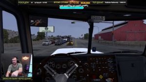 ✅ СТРИМ ATS 1.50 КАТАЕМ ПО СБОРКЕ №1 На Peterbilt 379●Live  Stream● НА РУЛЕ MOZA R12 +TSW