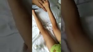 Массаж при плоскостопии.