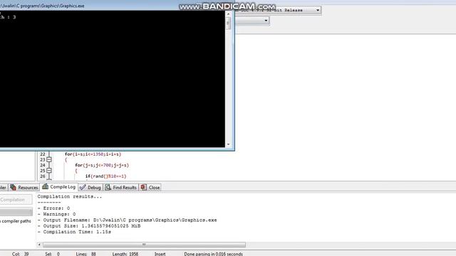 Life-like cellular automaton in C
