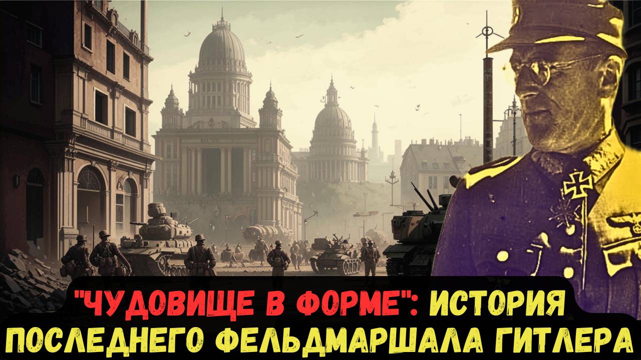 "ЧУДОВИЩЕ В ФОРМЕ": ИСТОРИЯ ПОСЛЕДНЕГО ФЕЛЬДМАРШАЛА ГИТЛЕРА