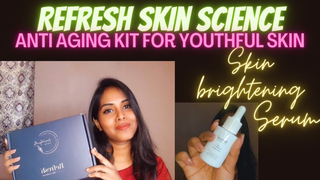 Refresh skin Science Anti aging kit Review.CTS Routine for skin.#antiagingserum#ctmroutine #skincar