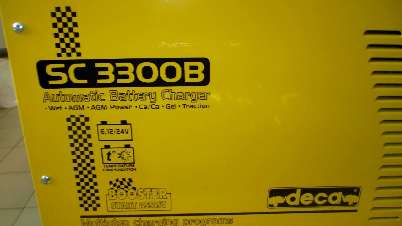 Микропроцессорное пускозарядное устройство DECA SC 3300 B смотреть онлайн