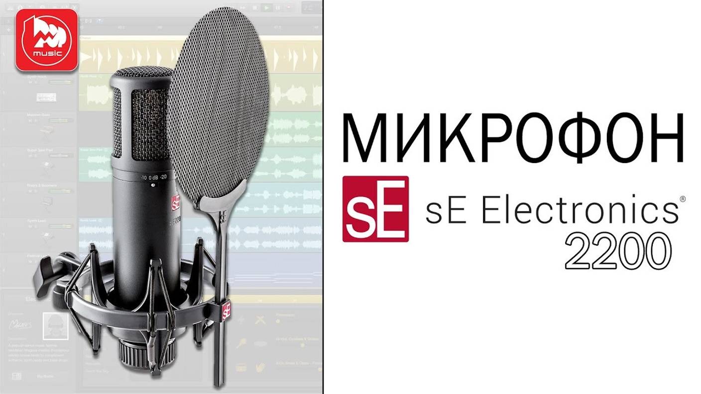 SE ELECTRONICS SE 2200 лучший доступный студийный микрофон