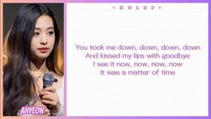AHYEON (아현) 'DANGEROUSLY' (Karaoke With Backing Vocals) (Color Coded Lyrics)