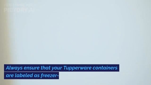 Will Tupperware Crack In Freezer