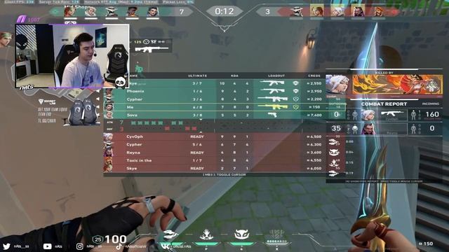 PEARL! LIQUID NATS PRO FADE VALORANT RANKED GAMEPLAY [Full Match VOD] смотреть онлайн