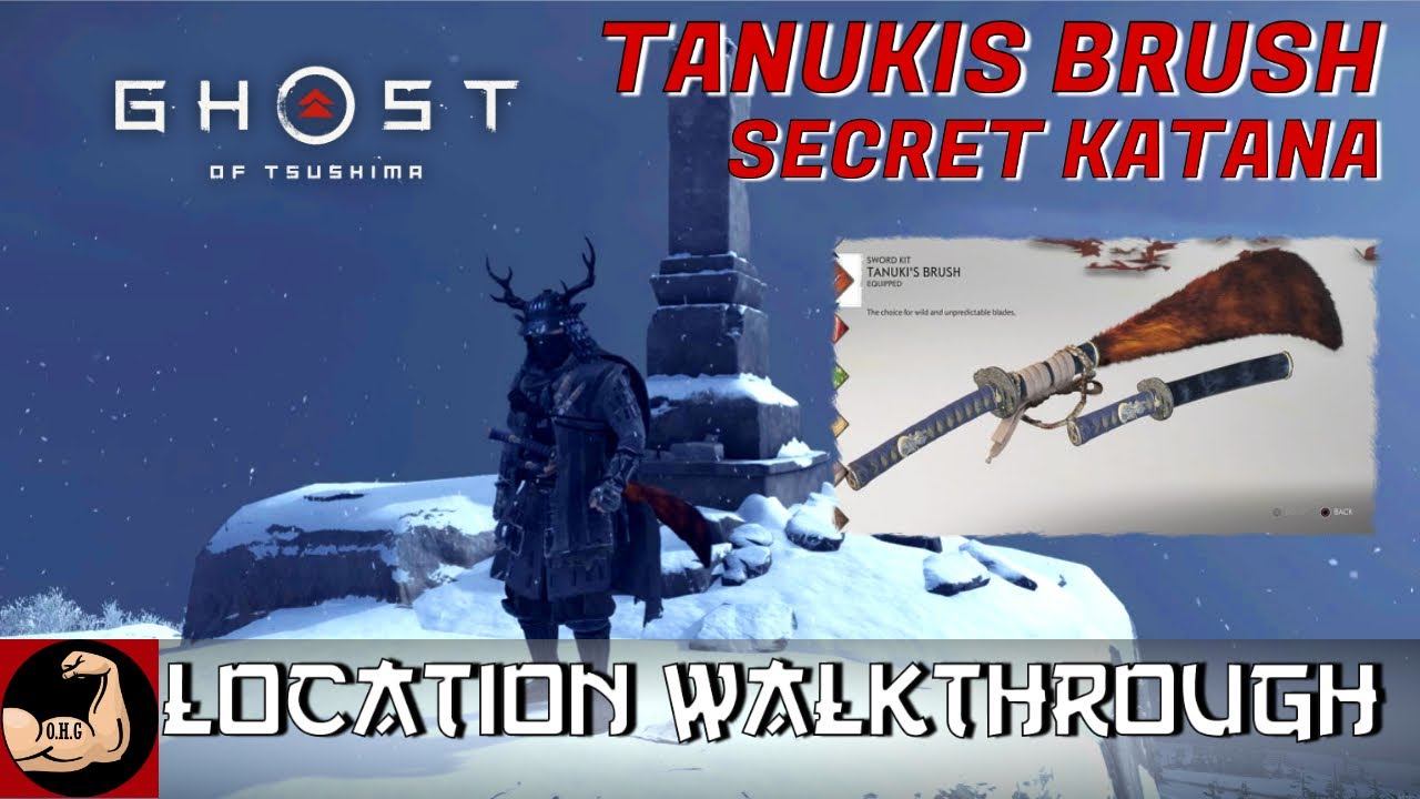 Tanukis Brush Katana  - Location Walkthrough | Hidden Katana | Ghost Of Tsushima | OHG Guides