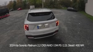 Kia Sorento Platinum 2024  2.2CRDi AWD  Autobahn Topspeed