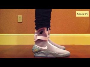 NIKE Air Mag Back to the future McFly Shoes Amazing LED So Beautiful