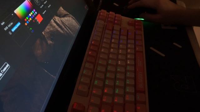 Обзор игровой клавиатуры A4Tech Bloody S87 Energy смотреть онлайн