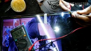 How to repair sharp 32 led tv/1/4 of screen black