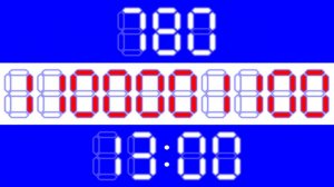 13 Minutes Timer with Binary Numbers : 780 Seconds Binary Timer