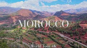 FLYING OVER MOROCCO (4K UHD) - Relaxing Music Along With Beautiful Nature Videos - 4K Video HD